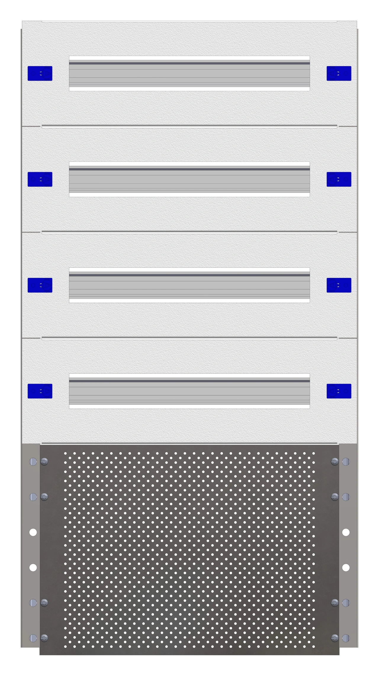Combination Distributor Modular chassis 440mm 18HU, complete