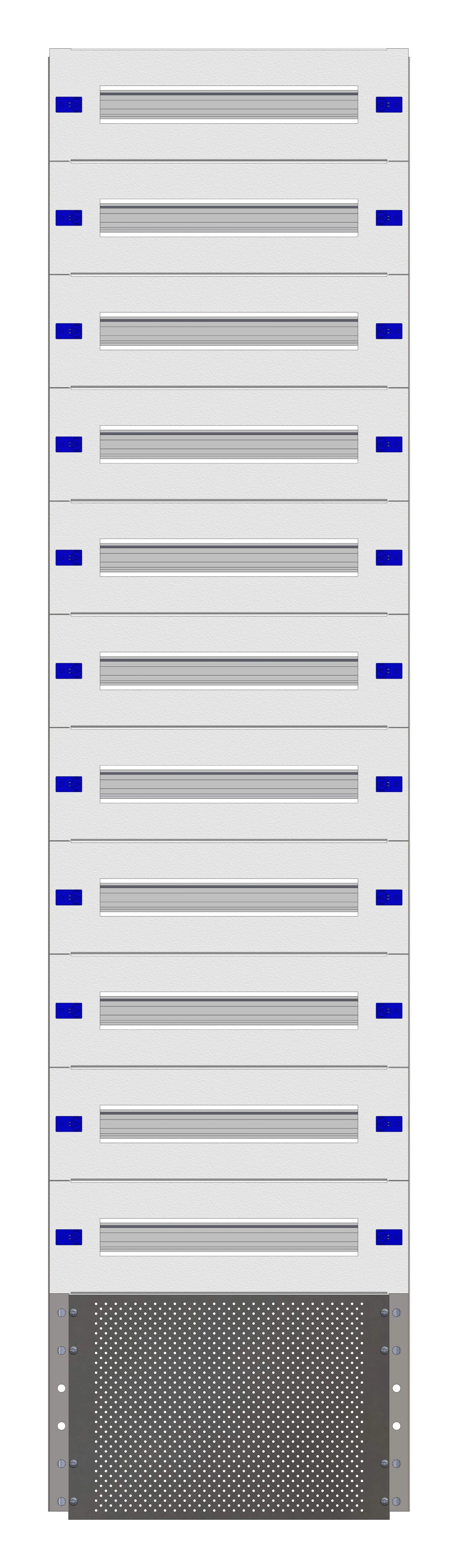 Combination Distributor Modular chassis 440mm 39HU, complete