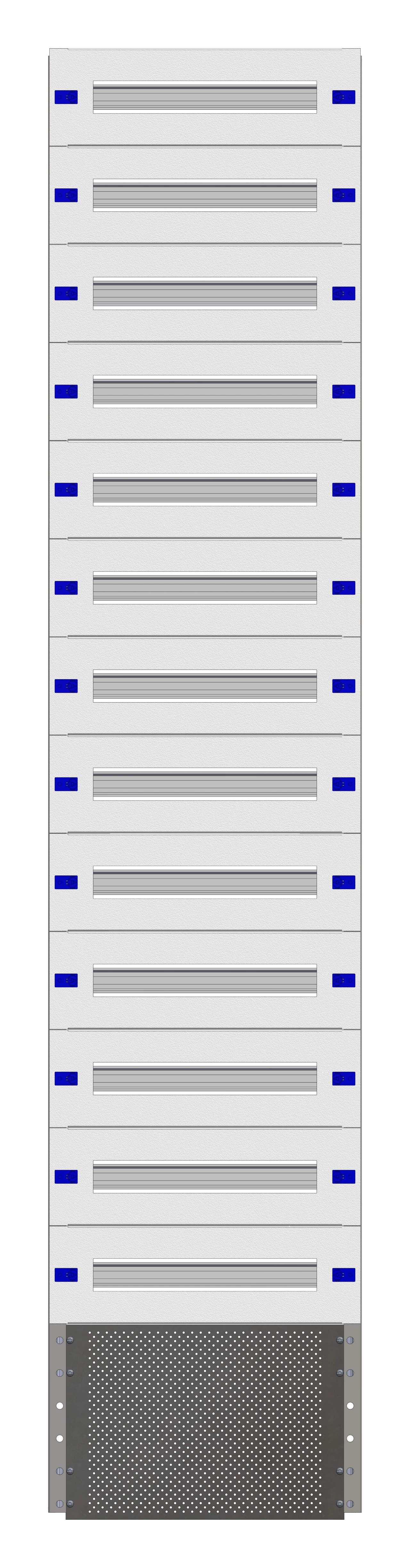 Combination Distributor Modular chassis 440mm 45HU, complete