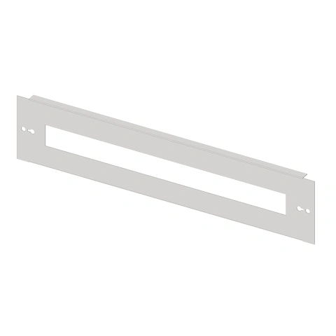 Slotted front Plate 648mm G3 sheet steel, 32MW for wide 4