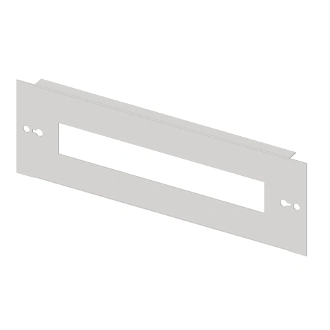 Slotted front plate 426mm G3 sheet steel, 18MW