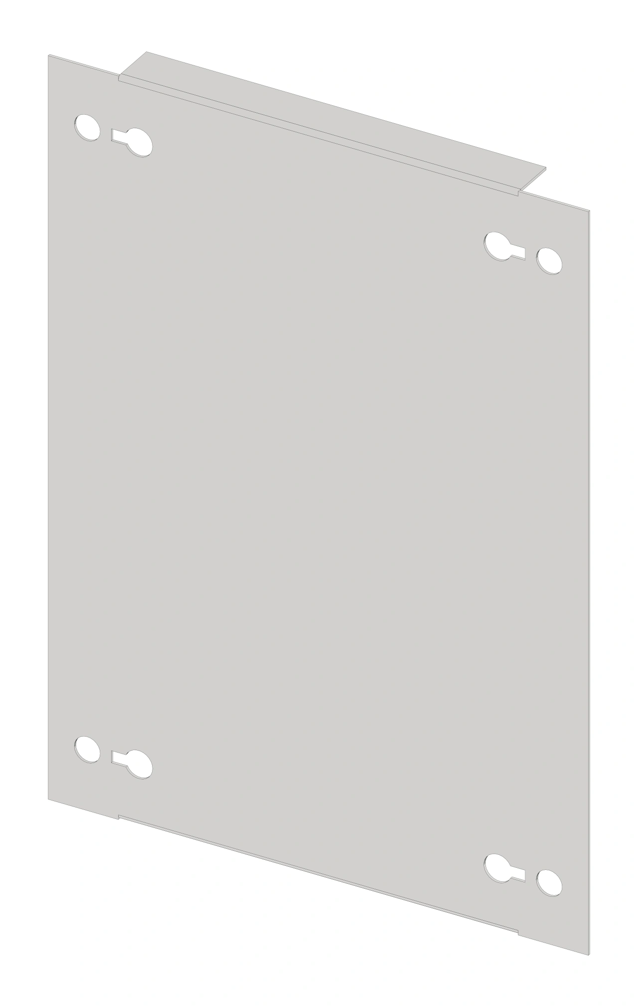 Mască frontală 200mm B6  tablă