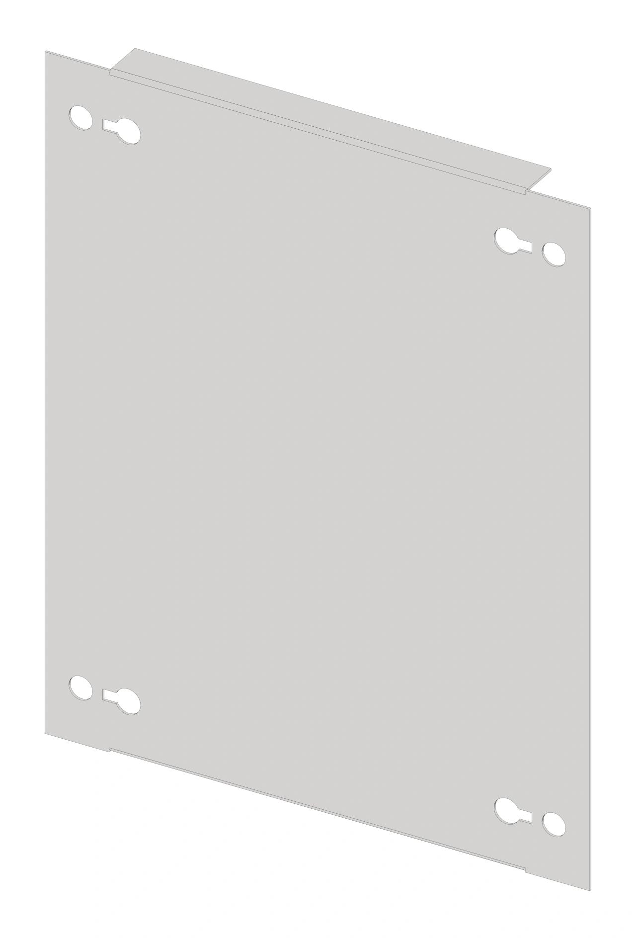 Mască frontală 220mm B6  tablă