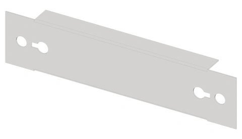 Front plate 208mm B1 sheet steel