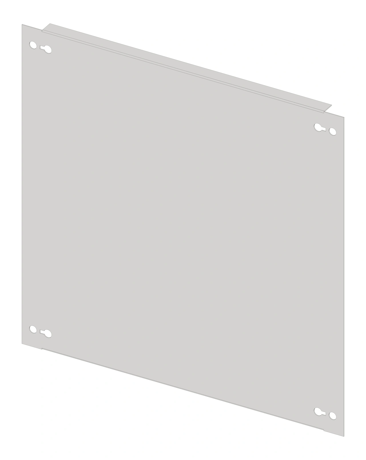 Mască frontală 417mm B9  tablă