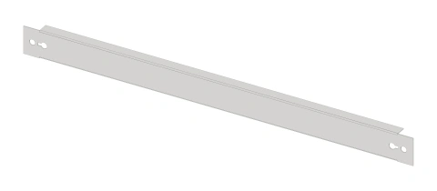 Front plate 640mm B1 sheet steel, for wide 5