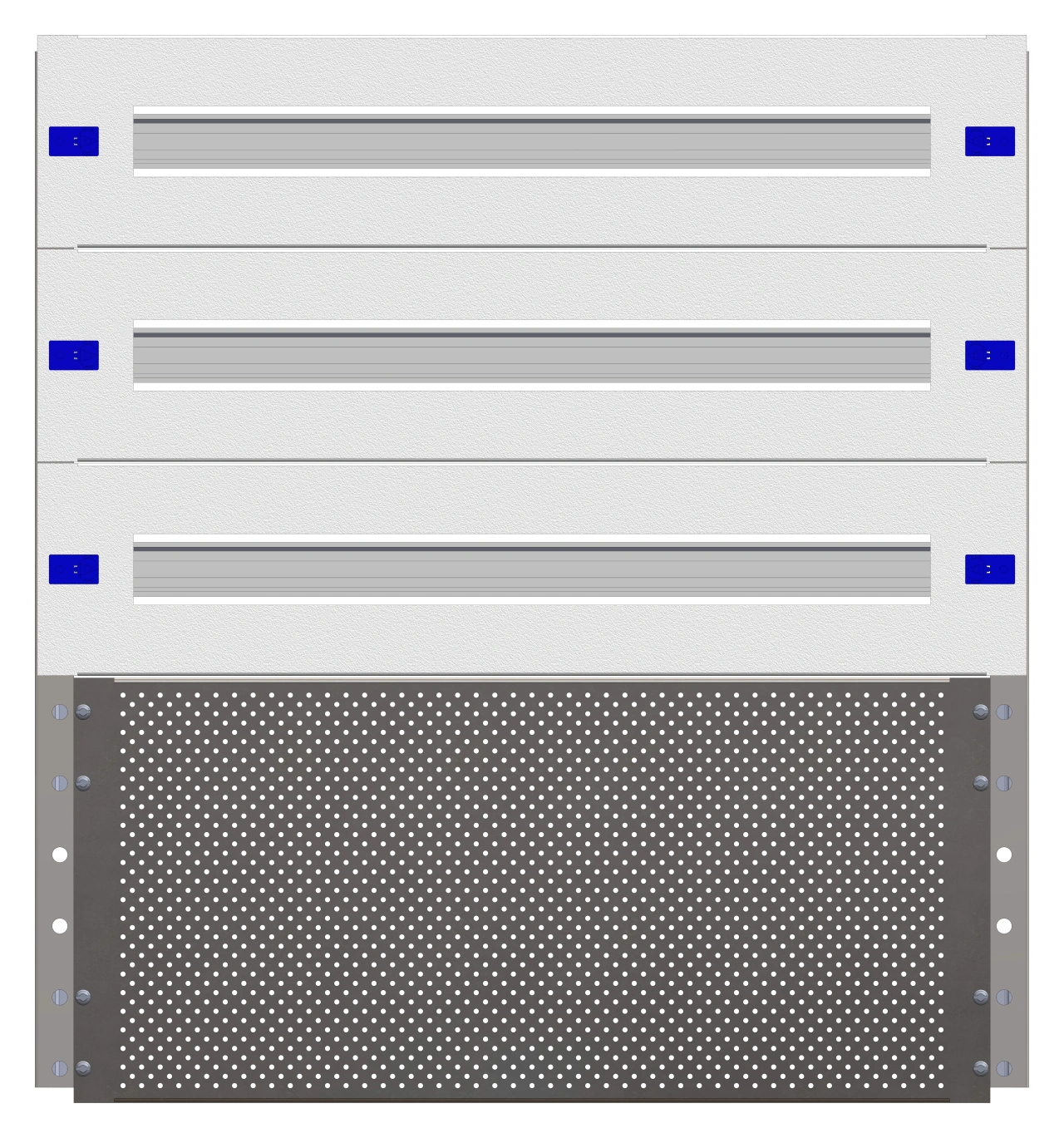 Combination Distributor Modular chassis 640mm 15HU, complete