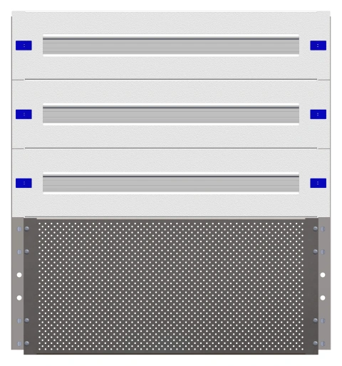 Combination Distributor Modular chassis 640mm 15HU, complete