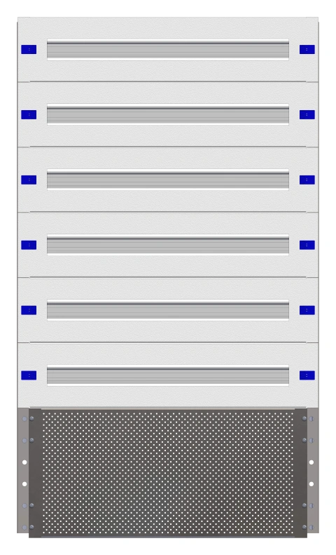 Combination Distributor Modular chassis 640mm 24HU, complete