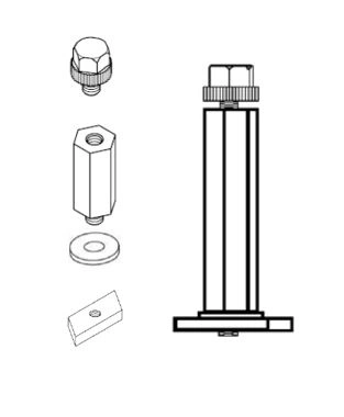 Accesorii suplimentare de fixare mască plastic lăţ 4 şi 5