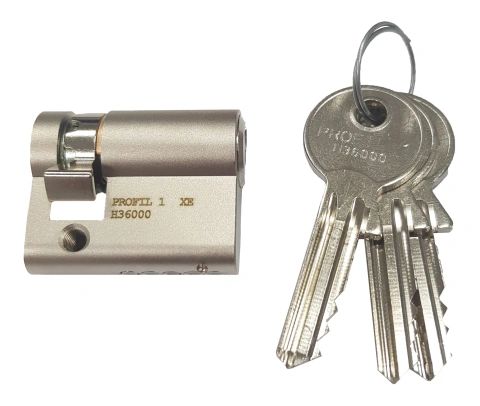 Insert (butuc) semi-cilindric cu 3 chei H36000, L=40 mm