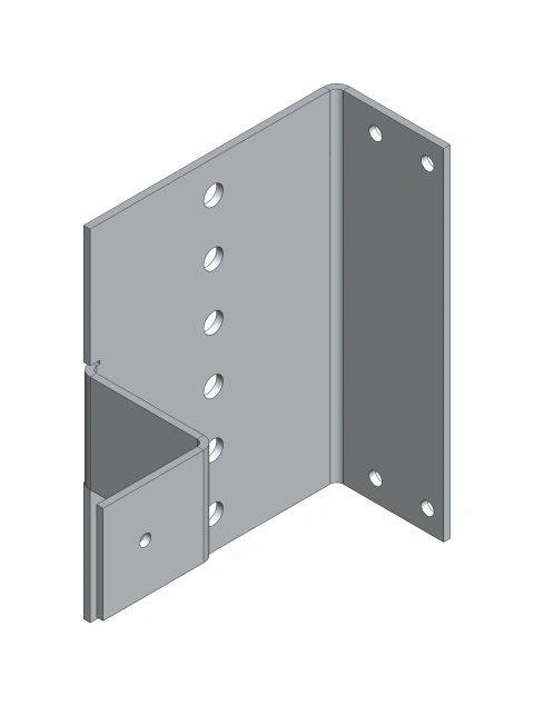 Duct angle for 60mm wiring ducts for device components