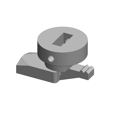 Diecast latch Zamac 5 for sheet steel_2