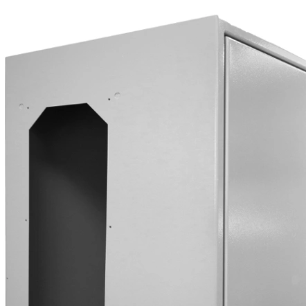 Ramă înseriabilă+uşă 2A-42, A=400mm+placă sp.+mâner rot.IP54_2
