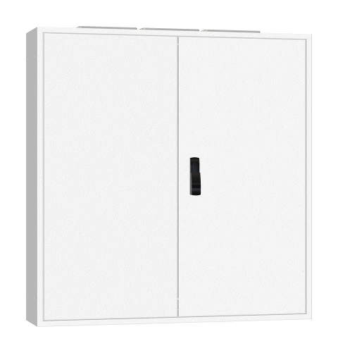 Ramă aplicată+uşă 4A-21, A=250mm+placă sp.+mâner rot. IP54