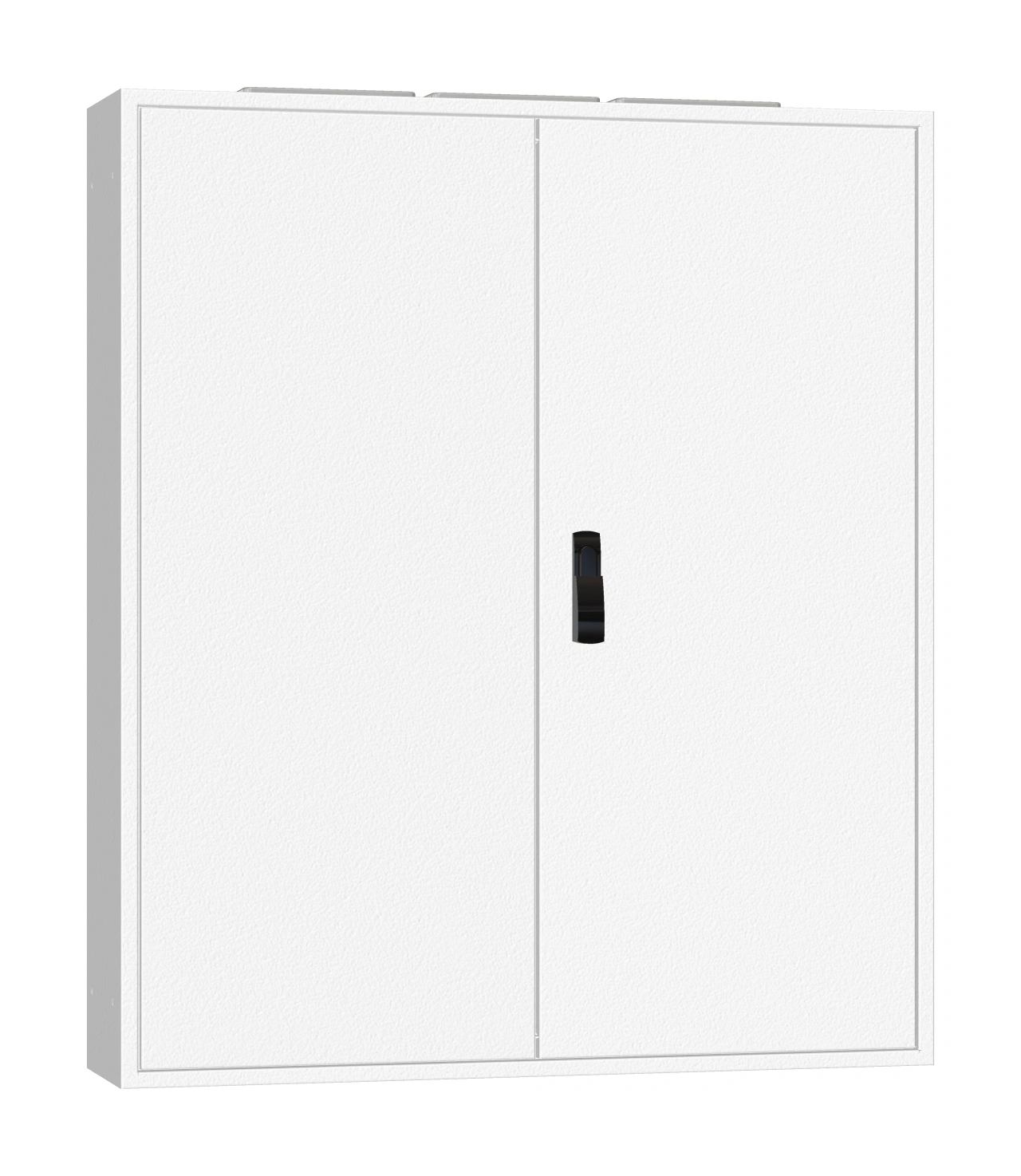 Ramă aplicată+uşă 4A-24, A=250mm+placă sp.+mâner rot. IP54