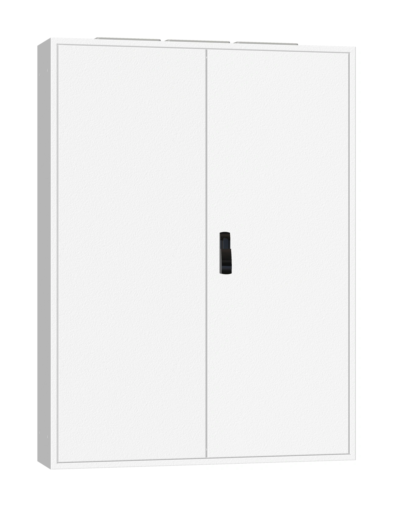 Ramă aplicată+uşă 4A-28, A=250mm+placă sp.+mâner rot. IP54