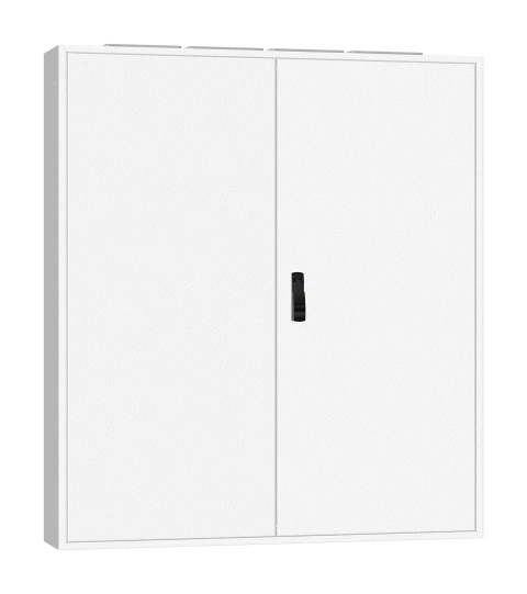 Ramă aplicată+uşă 5A-28, A=250mm+placă sp.+mâner rot. IP54