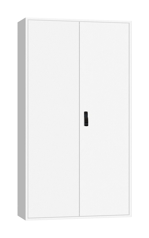 Ramă aplicată+uşă 4A-39, A=400mm+placă sp.+mâner rot. IP54