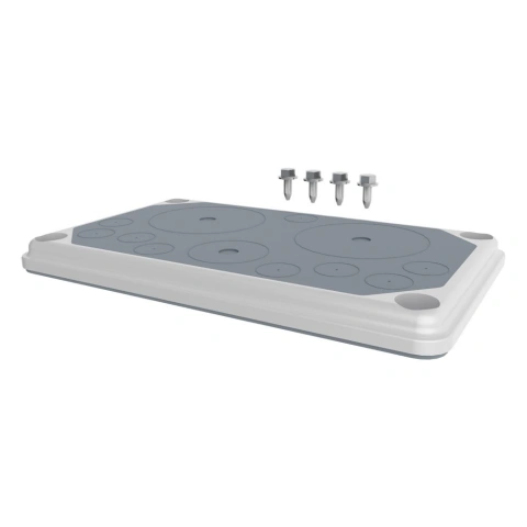 Cable entry gland plate, IP55, 9xØ3-20, 1xØ3-40, 2xØ3-70mm_2