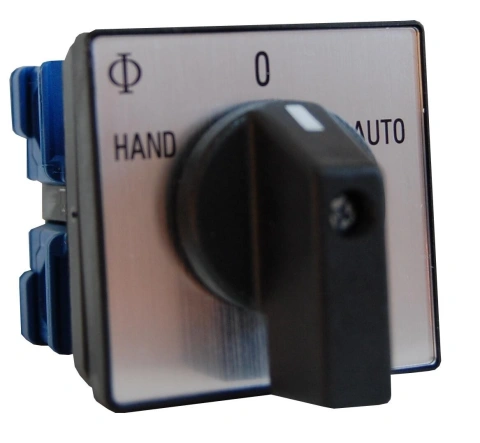 Comutator de selectie Hand-0-Auto de panou 20A 2p