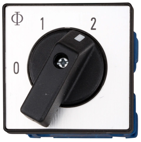 Comutator de selecţie, 0-1-2, 20A, 1P
