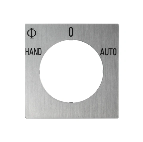 Placă frontală inscripţionată Hand-0-Auto