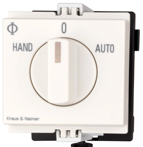 Comutator alternativ HAND-0-AUTO modular 20A 1p