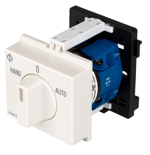 Comutator alternativ HAND-0-AUTO modular 20A 1p_4