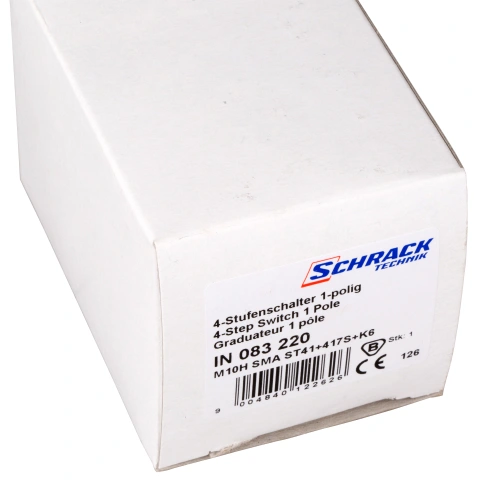 Comutator de selectie 1-2-3-4 modular 20A, 1p_1
