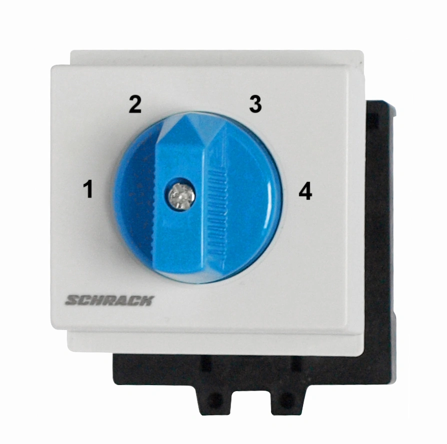 Comutator de selectie 1-2-3-4 modular 20A, 2p