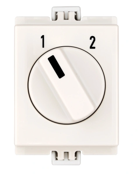 Comutator modular 1-2, 2 poli, 10A