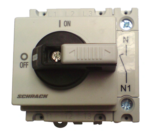 Întreruptor principal modular 20A negru 4p