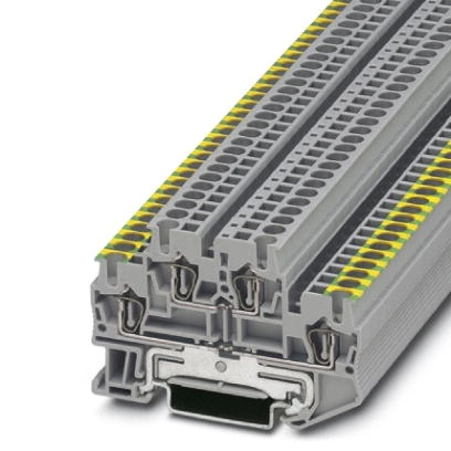 Clemă şir două niveluri împământare STTB 2,5-PE/L