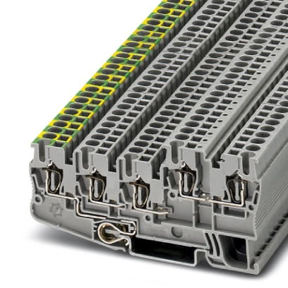 Clemă şir instalare/împământare STIO 2,5/4-PE/2B/L