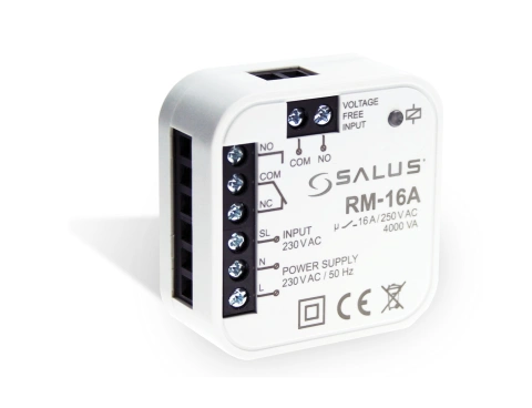 Releu cu montaj în doză, 16A/230V sau contact liber de pot.