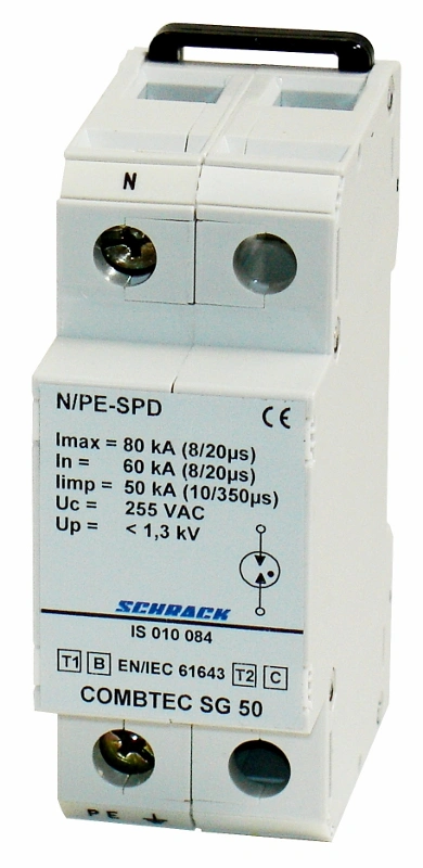 Descarcator N-PE 50kA cl.I/B
