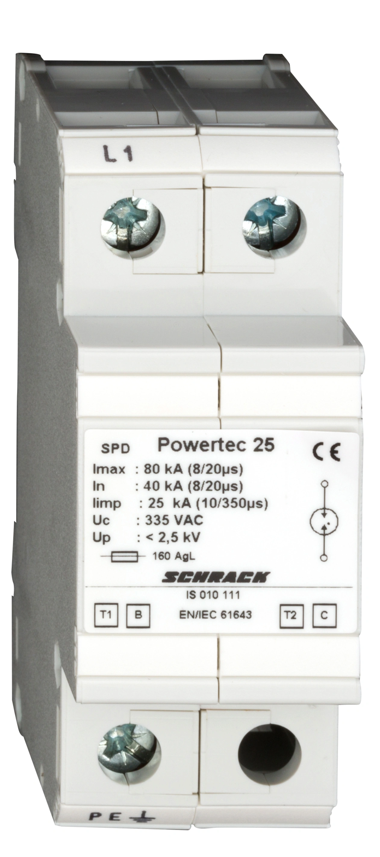 Descarcator 25kA cl.I/II B/C