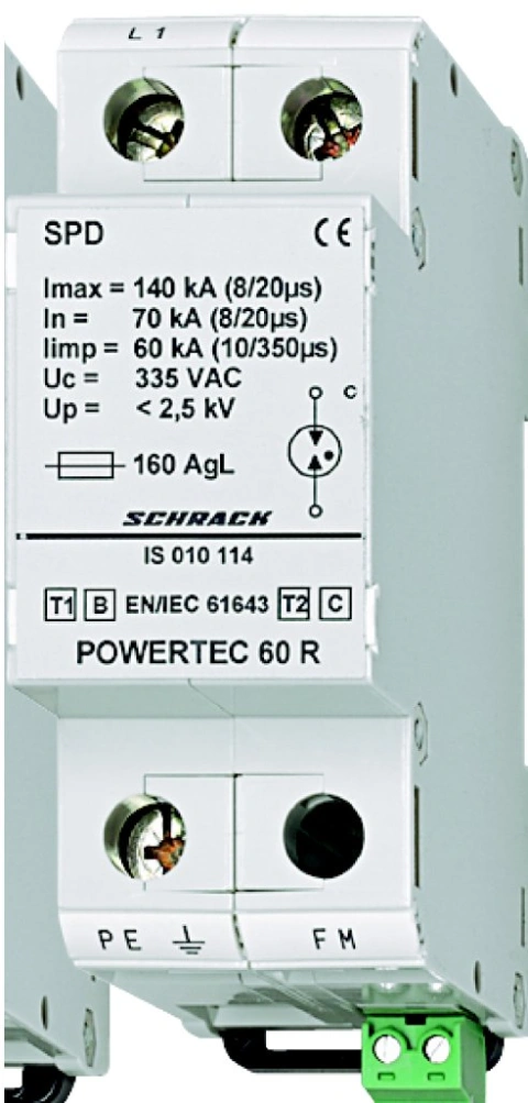 Descarcator 60kA+H KI/II B/C