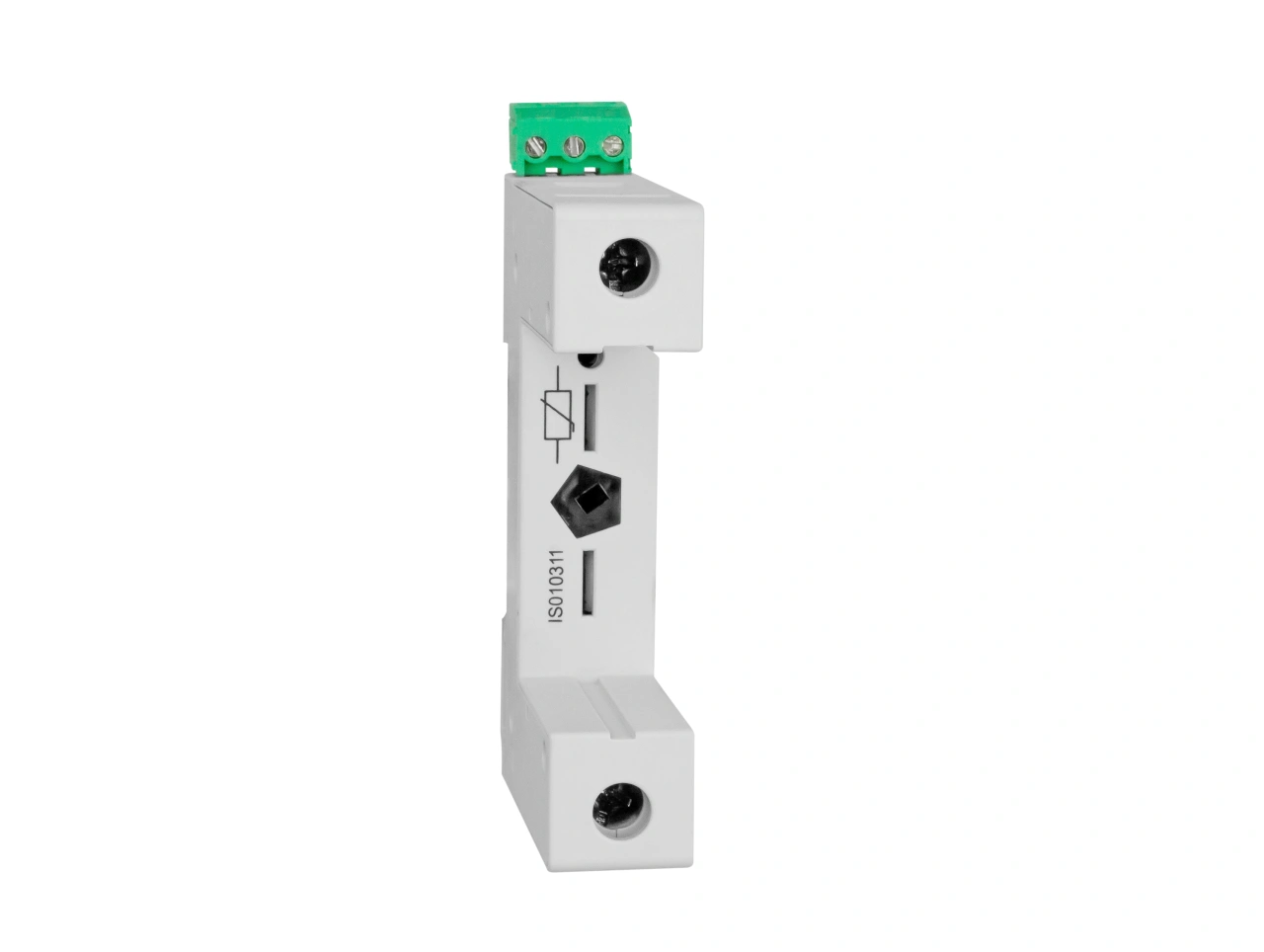 Soclu Vartec TII + cont.aux., 1pol pt. Modul-Varistor, VVM