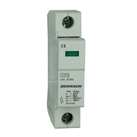 Descărcător complet, T2/C, 1p, 1x20kA/280V - Seria UAS