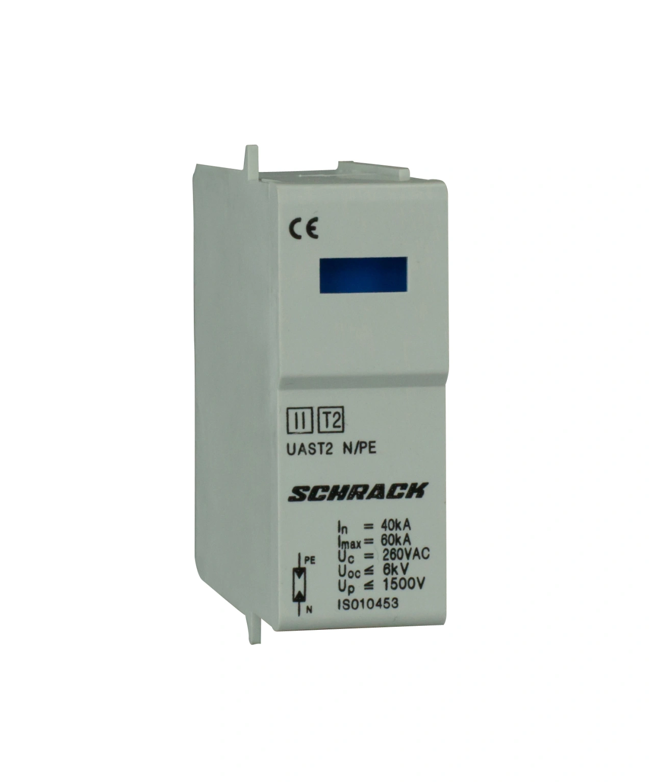 Modul descărcător T2/C, GG 60kA/260V - Seria UAS