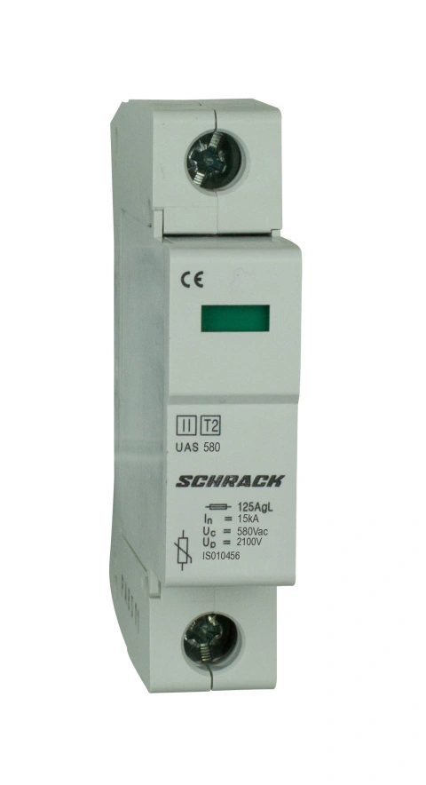 Descărcător complet, T2/C, 1p, 1x20kA/580V - Seria UAS