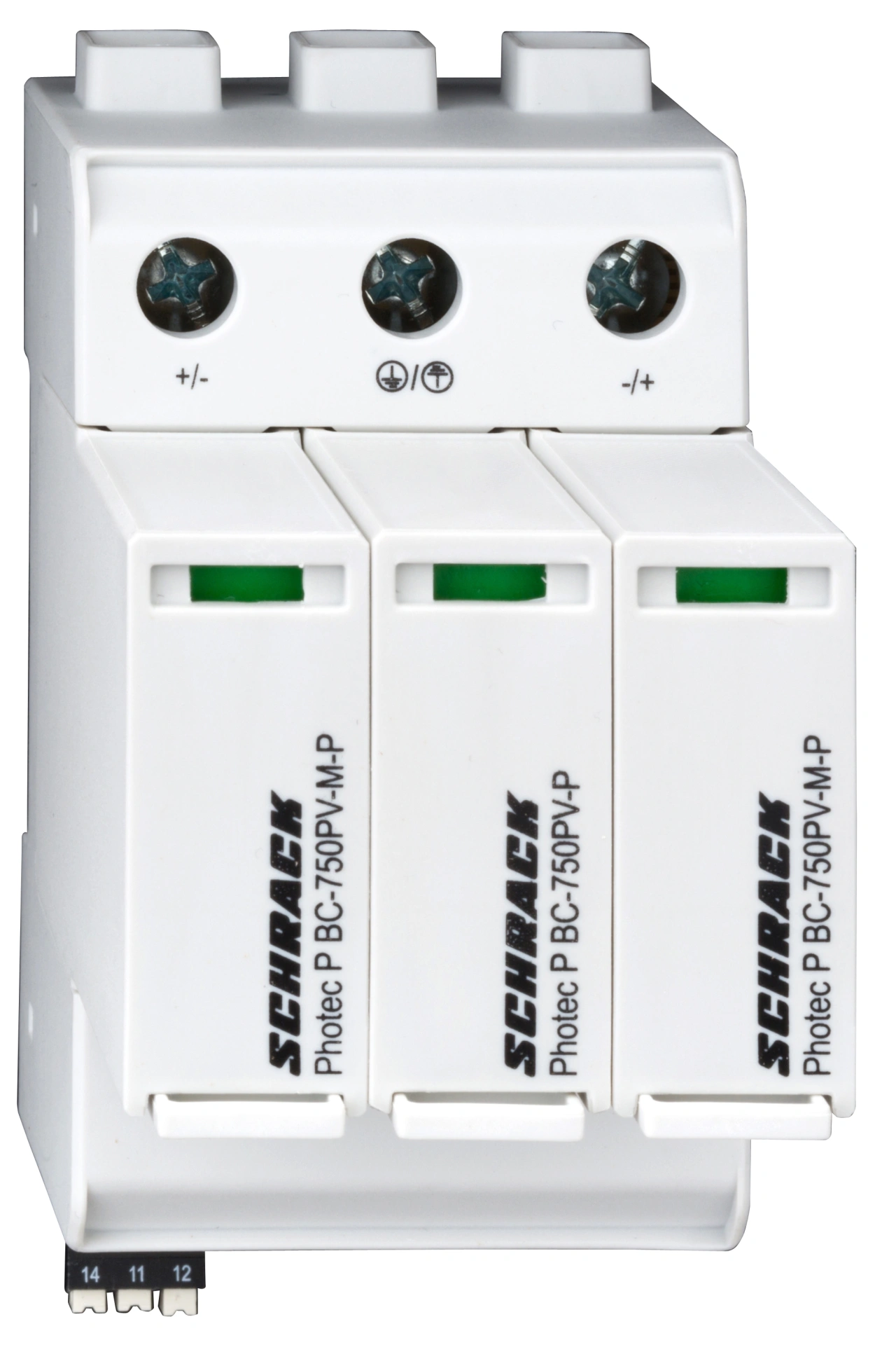 PV Surge Arrester Cl. I+II, 1500VDC, Itotal12.5, Iimp6.25+RC