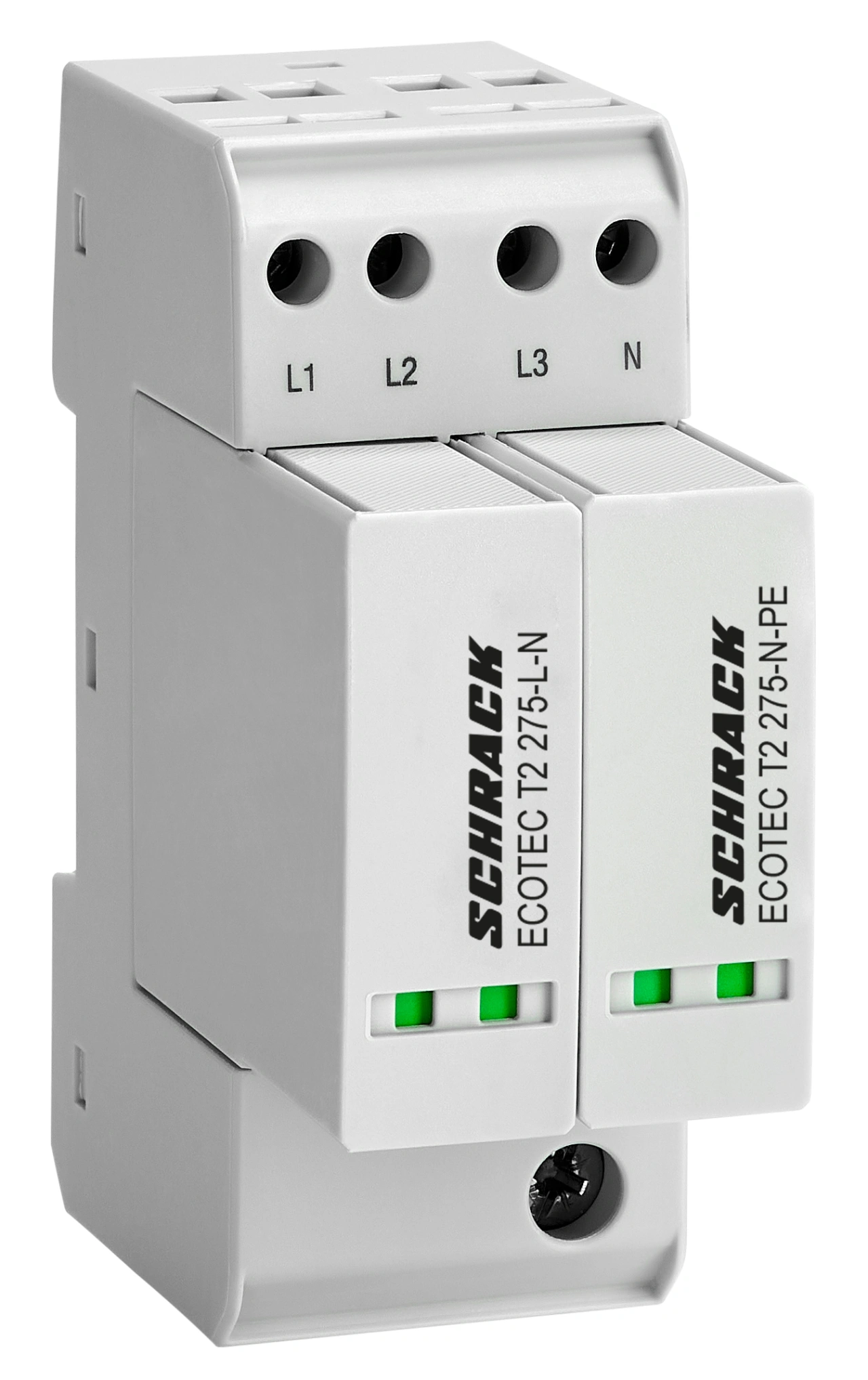Surge Arrester Set 3+1 TT, TN-S system, Class T2(+T3)