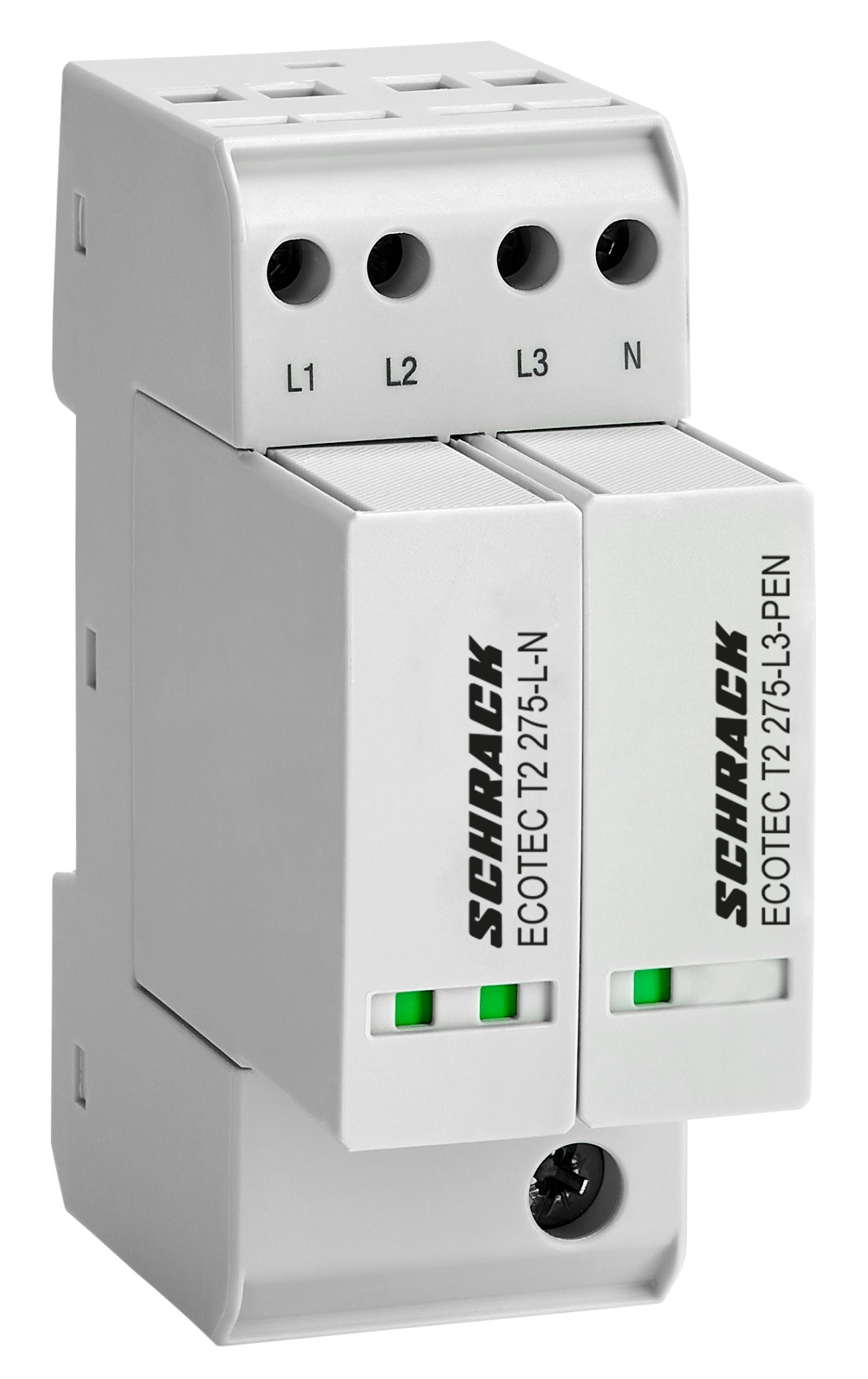 Descărcător ECOTEC, 3+0, TNC, clasa II (C), 275V, Iimp=20kA