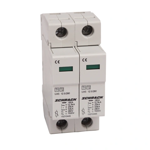 Descărcător complet T1+T2/BC 2+0, 12,5 kA/280V - Seria UAS
