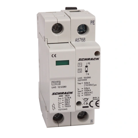 Descărcător complet T1+T2/BC 1+1, 12,5 kA/280V - Seria UAS