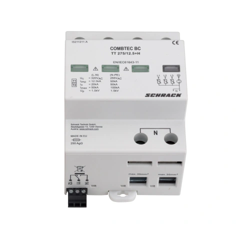 Descarcator COMBTEC BC TT 275/12,5+contact auxiliar_4