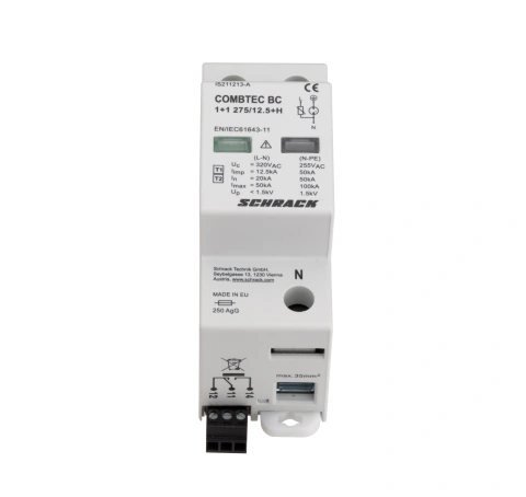 Descarcator COMBTEC BC 1+1 275/12,5+contact auxiliar_4